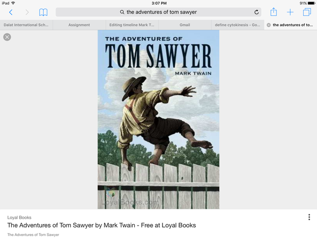 The Adventures of Tom Sawyer published