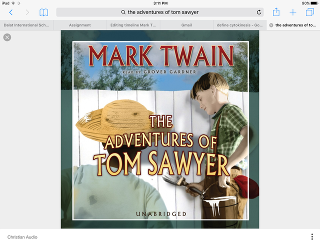 Mark Twain and Tom Sawyer