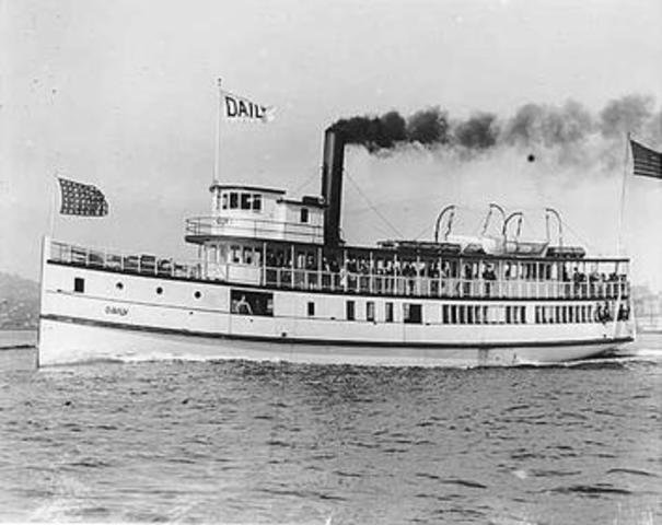 First Industrial Revolution ( Steamboat )