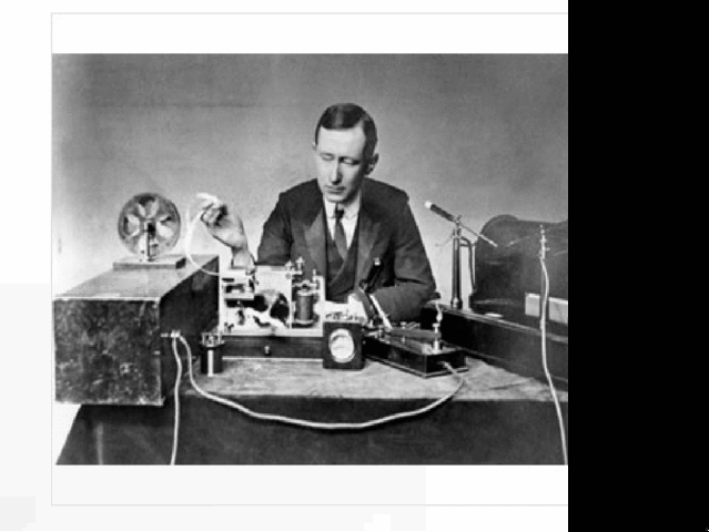 Primera transmisón de radiotelefonía