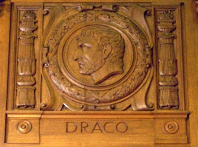 Draco's code of law is introduced