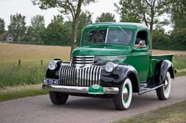 The 1941 cheverolet truck.