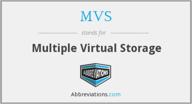 MVS((Multiple Virtual Storage)