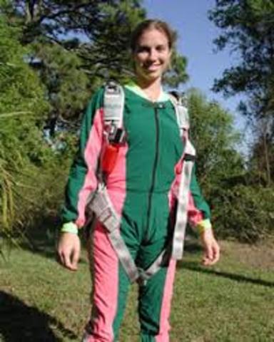 first parachute harness.