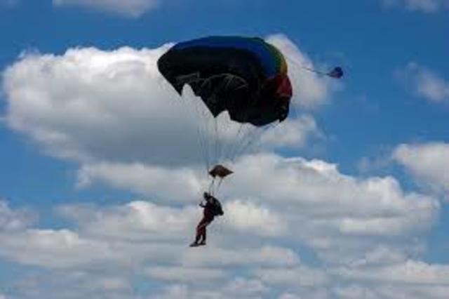 Parachute jumping