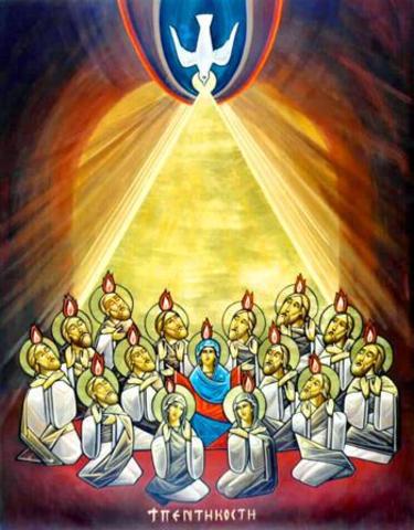 Pentecost and the coming of the Holy Spirit