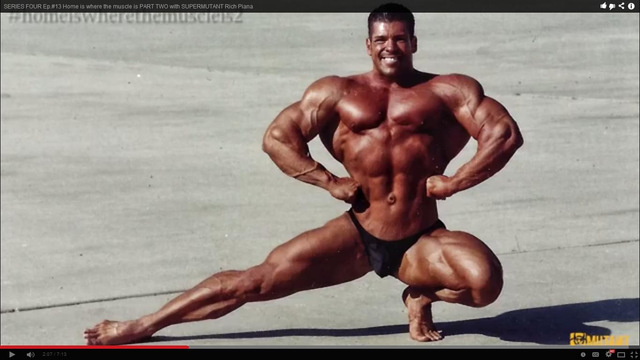 He competed in his first bodybuilding show