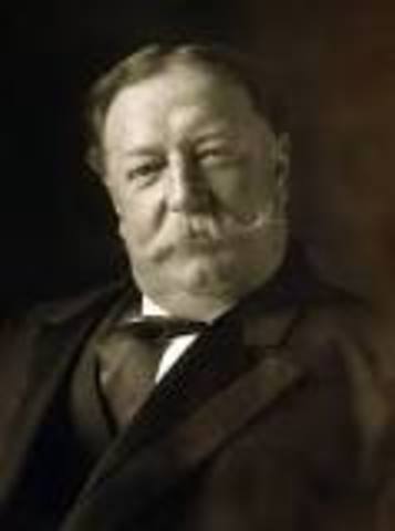 William Taft is elected president