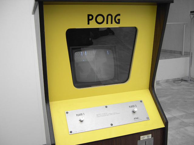 La máquina recreativa Pong