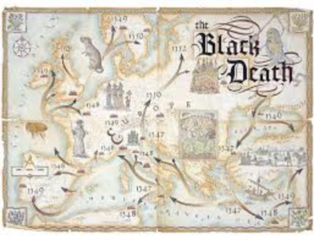Black Death Begins in Europe