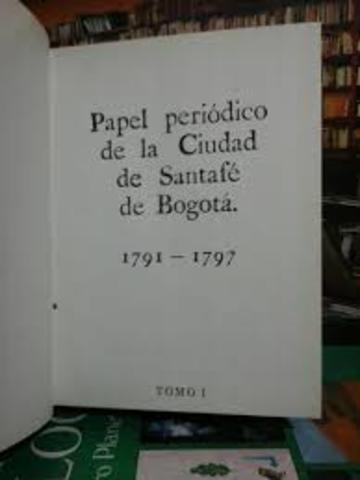 Papel Periódico de la Ciudad de Santa fe.