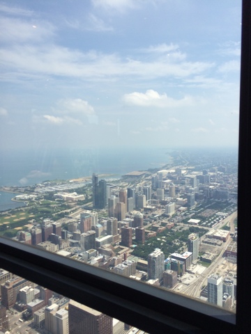 Fui a la parte superior de la torre de Willis.