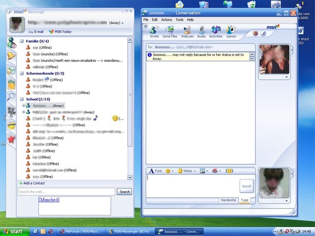 MSN Messenger 7.0 build 0820