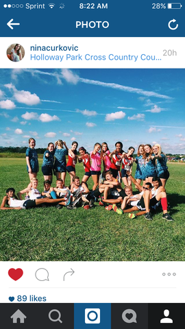 Tuve mi primera carrera de a campo traviesa.