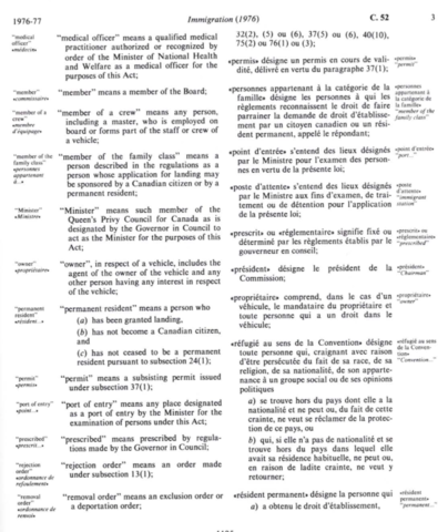 Immigration Act (1976)