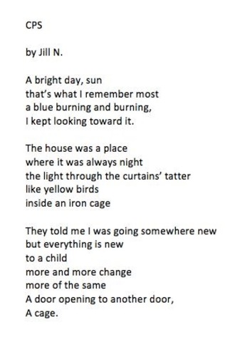 Post On Facebook Announcing Poetry Contest Winners - Jill's Poem