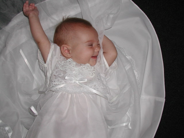 Me bauptizaron en la iglesia.