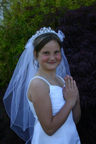 Hice mi primera comunión.