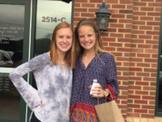 Sacaron los frenillos! Estuvé muy contenta!