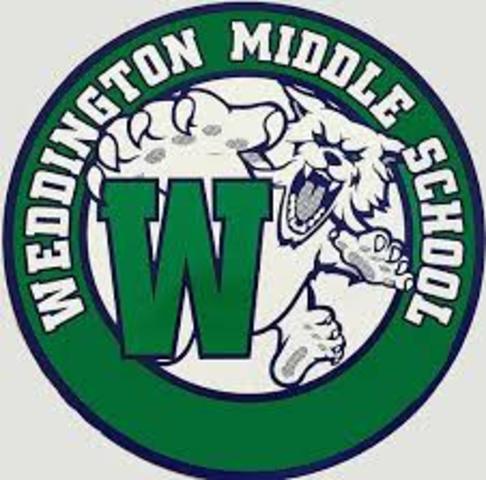 Me mudé a las escuelas a la Weddington