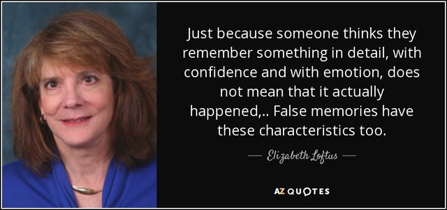 Elizabeth Loftus.