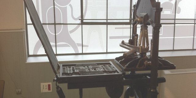 Imprenta moderna de Gutenberg