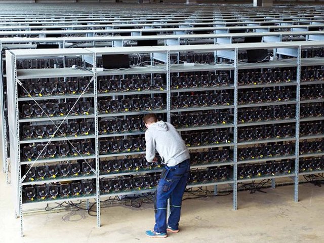 Bitcoin mining starts