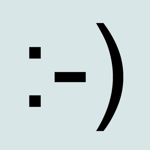 The first emoticon :-)