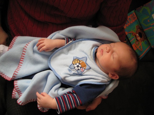 My brother was born!