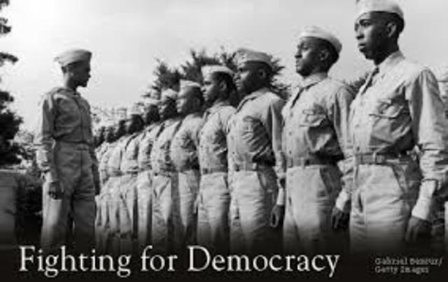 African Americans role in the war