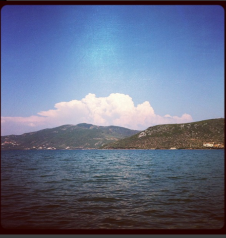 I went to Greece in the summer!