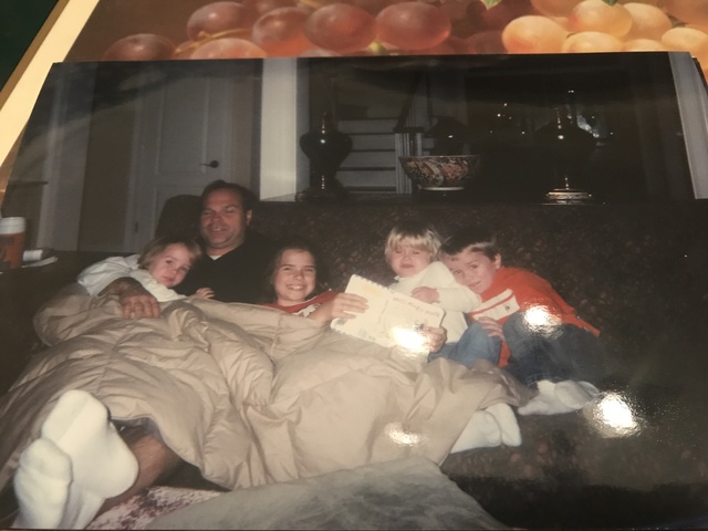 Pasé tiempo con mi familia.