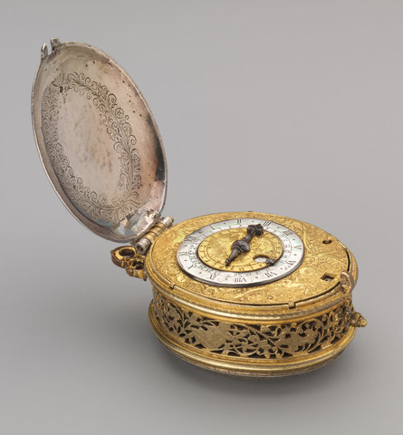 A clock-watch with an alarm and a calender