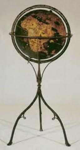 ¡primer globo terraqueo!