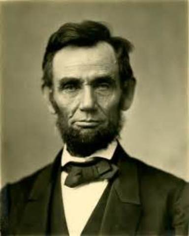 President Abraham Lincoln is Elected.