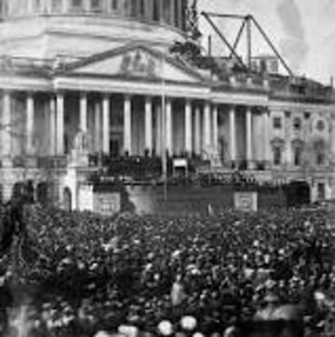 Lincoln inaugurated