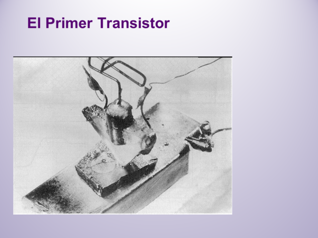 el primer tansistor
