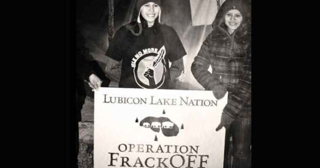 A blockade is constructed by the lubicon.