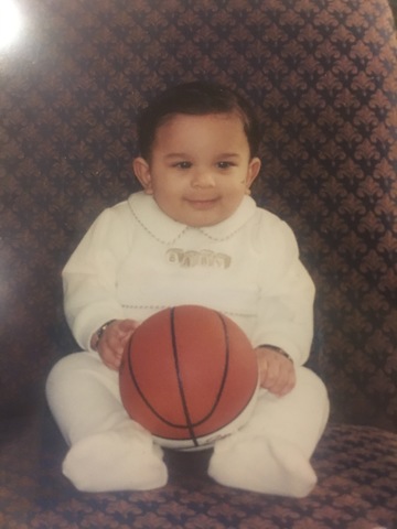 Primera vez que toqué una pelota de baloncesto