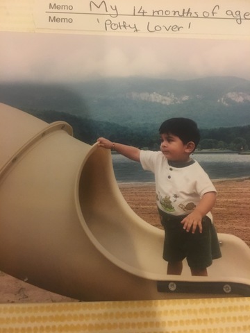 La primera vez que viajamos a las montañas.