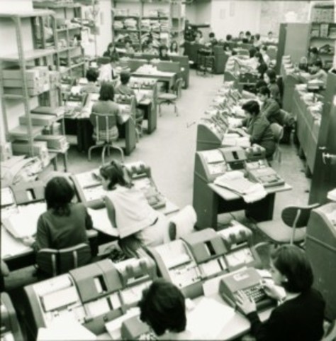 La primera oficina informatizada