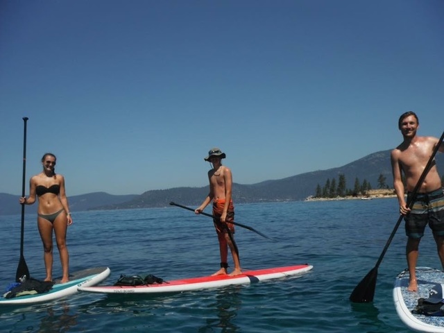 Visité Lake Tahoe, California para ver mi tía, tío, hermano y prima