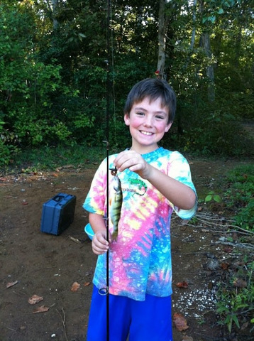 Cogí mi primer pescado