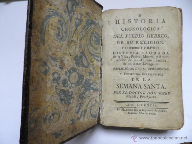 Historia cronólógica del pueblo Hebreo