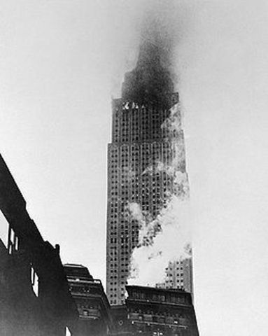 Empire State Building was bombed