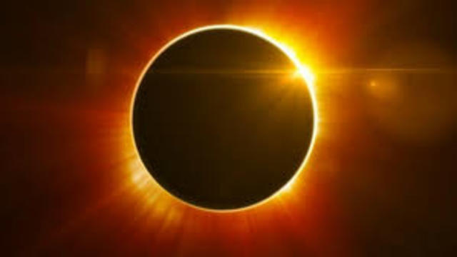 The solar eclipse