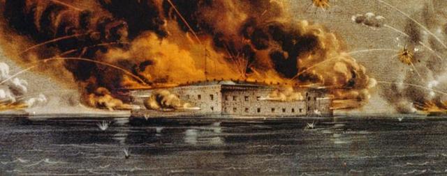 Fort Sumter attacked