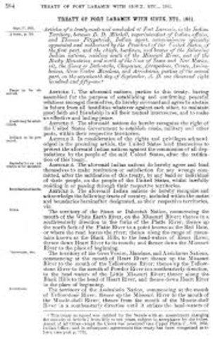 Treaty of Fort Laramie