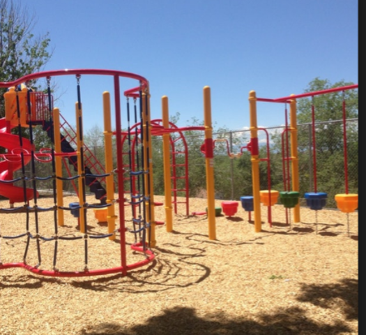 I fell of the monkey bars at school.