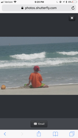 Mi familia y yo fui a la playa en Carolina de Norte.